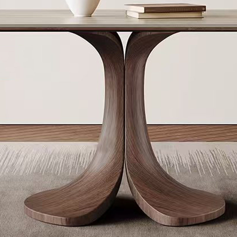 Simple rectangular dining table, 5 Pieces: Table, 4 Chairs, 29.53" H x 55.12" W x 31.5" D