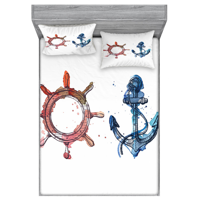 Microfiber Sheet Set, Full Sheet Set with Fitted Sheet