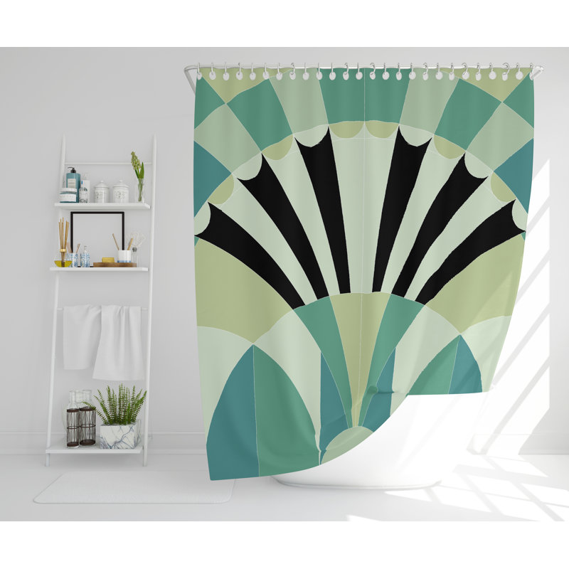 Wilbrecht Polyester Shower Curtain Set, 177cm H x 177cm W