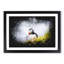 Lone Atlantic Puffin Paint Splash - Picture Frame Graphic Art-56866922-56866927