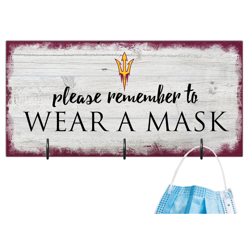 3 - Hook Wall Mounted Coat Rack, Arizona
