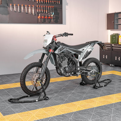 Soulevez le support de la moto, support de levage à l'avant et à l'arrière de 850 lb