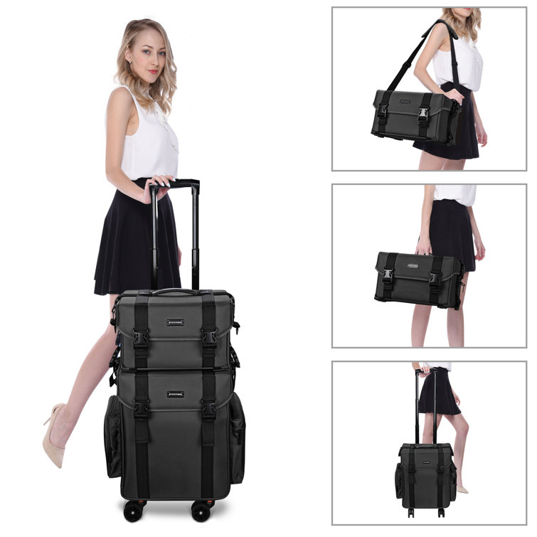 Professional Large Makeup Trolley Case Cosmetic Organizer Suitcase With  Wheels, Durable Beauty Box CX200624 From Caliu123, $132.45 | DHgate.Com