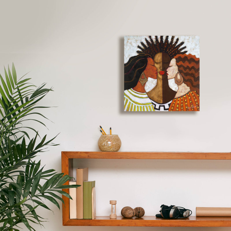 Chaque femme par Monica Stewart, H 12 po x l 12 po x P 0,75 po