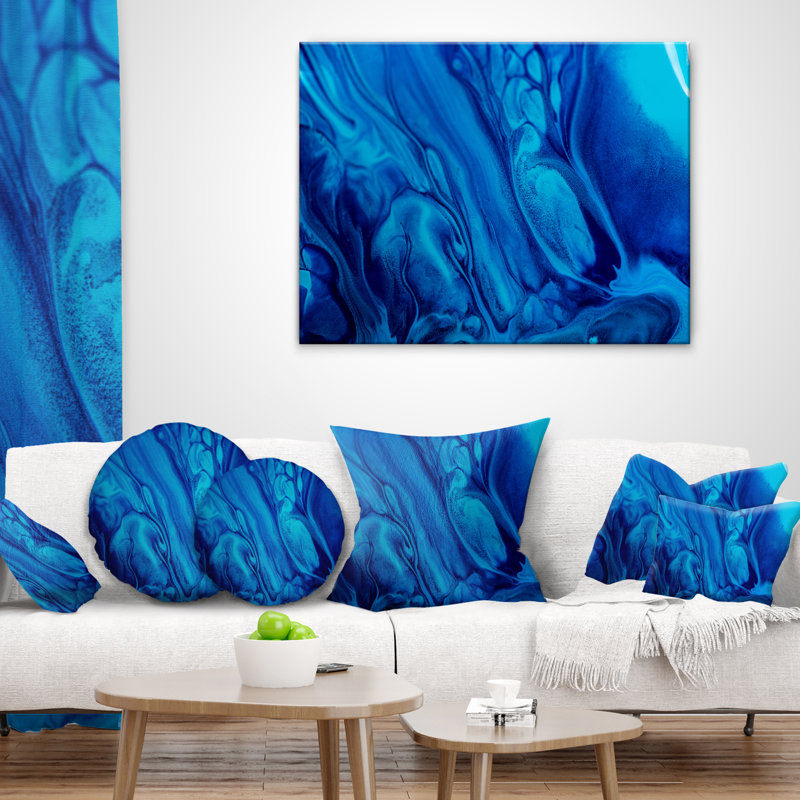 Abstract Throw Pillow
