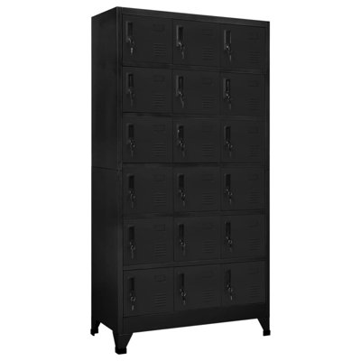 Metal 90cm Employee Locker with Key