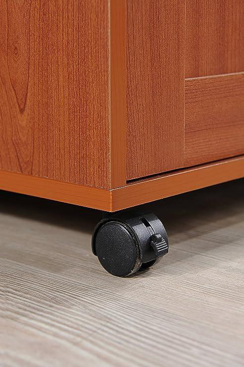 Albizu Wood Kitchen Island, Cherry