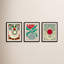 Fleurs magiques. Ensemble de 3 pièces encadrées sur papier par Andrea Stokes-88446454-88446455