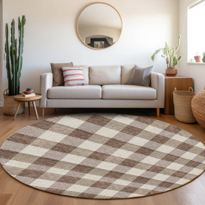 Plaid Indoor / Outdoor Rug