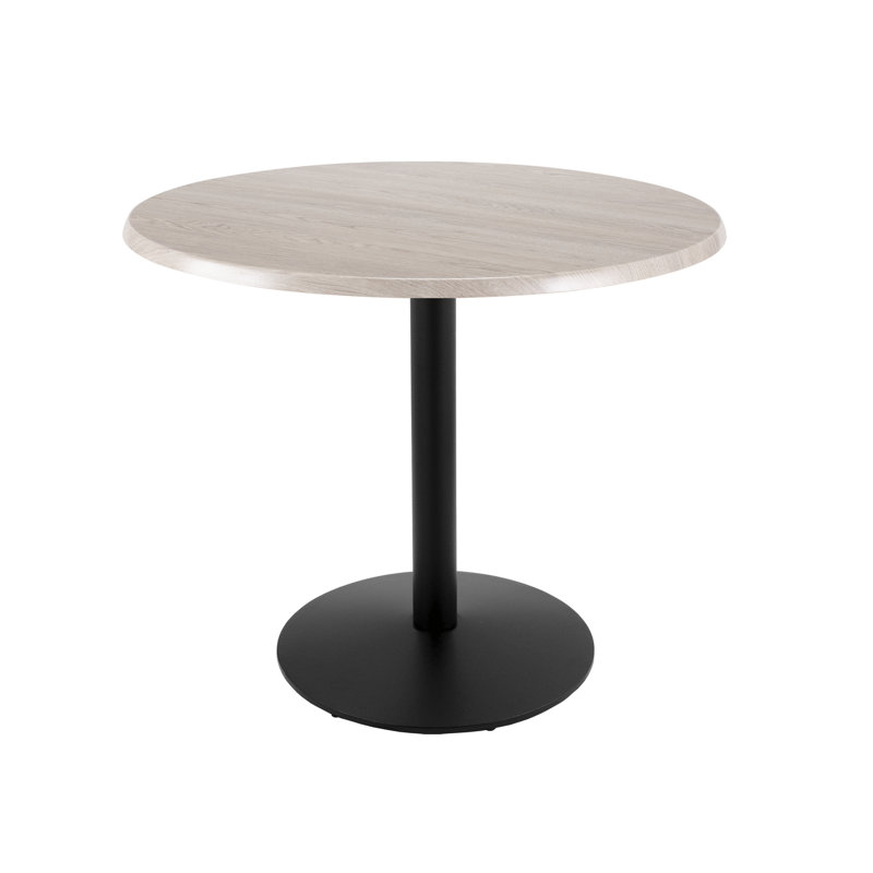 36" Tall, Indoor/Outdoor Table, 36" L x 36" W, White Ash