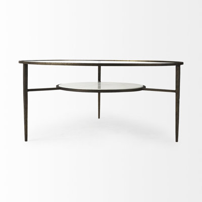 Lacretia Glass Top Single Coffee Table