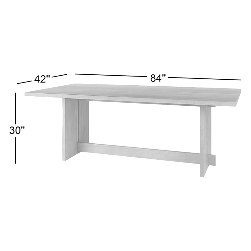 Table de salle à manger Dalina, Brun clair