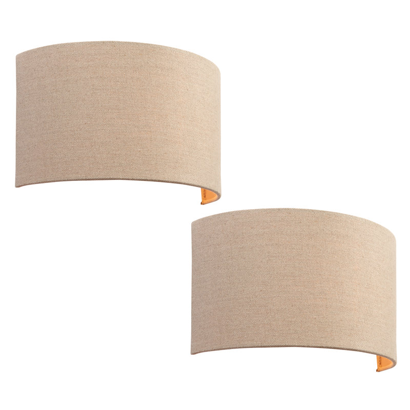 Paige Flush Mounted Sconce, Natural