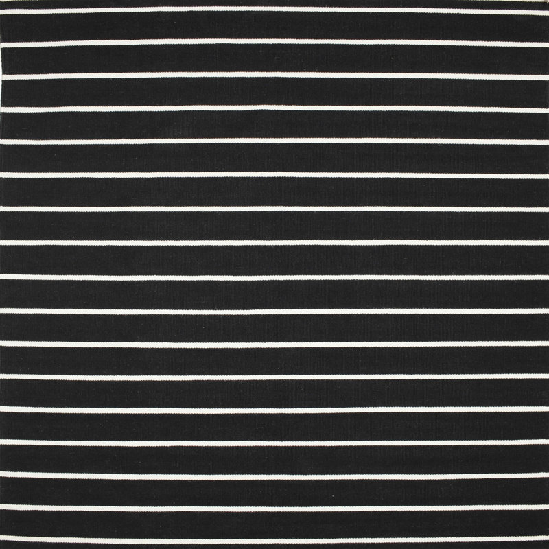 Tapis contemporain bleu / blanc, Carré 6 pi