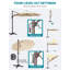 Parasol en porte-à-faux 120 "Loyce-1498942731
