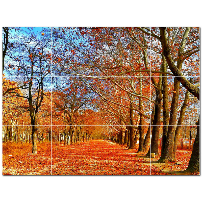 6'' x 6'' Satin Ceramic Decorative Mural