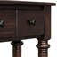 Console en couleur. Style rétro avec placage de pin rustique. 4 tiroirs et une tablette ouverte pour l'organisation. Structure en pin. Convient aux couloirs. Assemblage inclus et tablette. , En bois. 220 lb-130477662