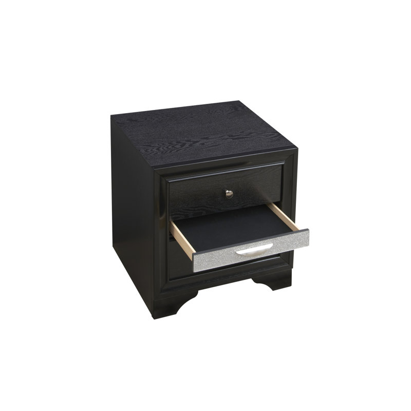 Madrid G02350-N Nightstand, Black