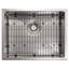 DuraSnow® ZLINE 23" Meribel Undermount Single Bowl Fingerprint Resistant Stainless Steel Kitchen Sink with Bottom Grid