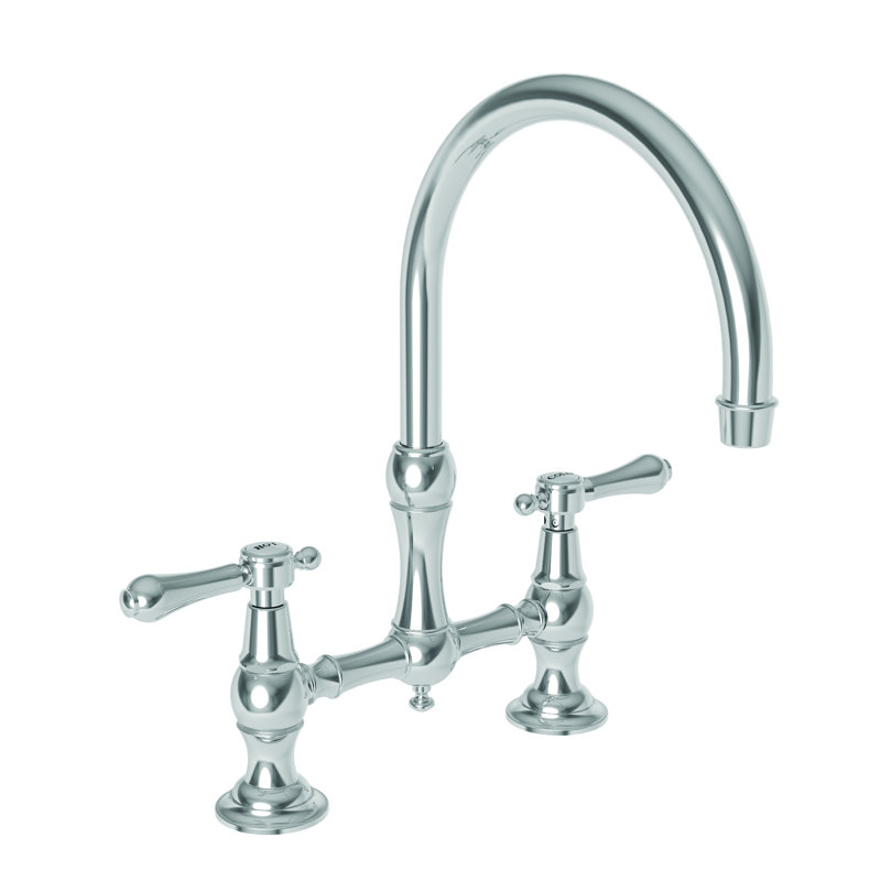 Chesterfield Bridge Faucet, Polished Chrome