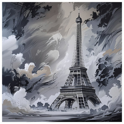 Eiffel Tower Wall Tapestry - Architecture Wall Decor