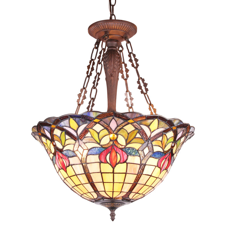 Luminaire suspendu bol 3 lumières unique Laurie