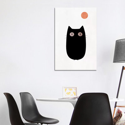 The Cat by Kubistika - Wrapped Canvas Print
