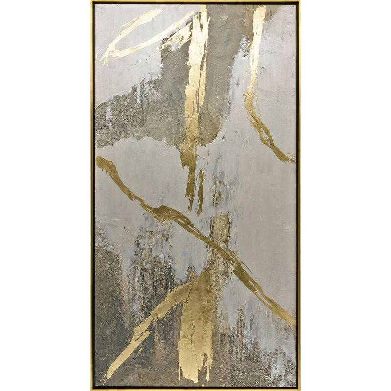 Metallic Expression I Painting by THE Studio