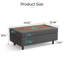 Repose-pieds avec rangement 40,55 po Sherry-433358461