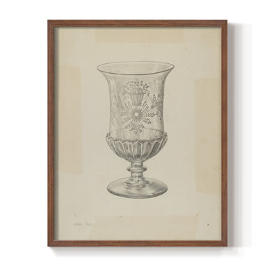 " Vintage Sketch XXXVIII " on Paper