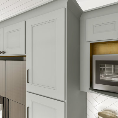 Ready to Assemble Solid Wood Shaker Pantry Kitchen Cabinet
