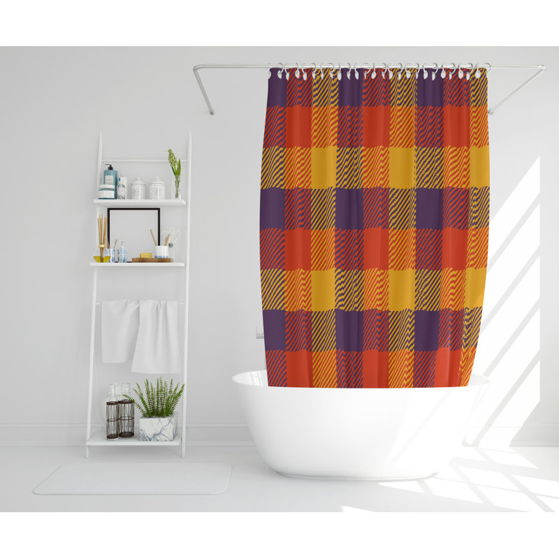 Earley Polyester Shower Curtain Set, 168cm H x 168cm W