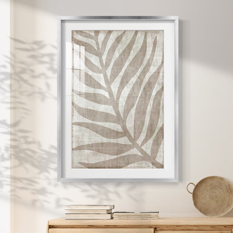 Siesta Key - Toile tendue avec châssis, H 28,5 po x l 20,5 po, Argent argent