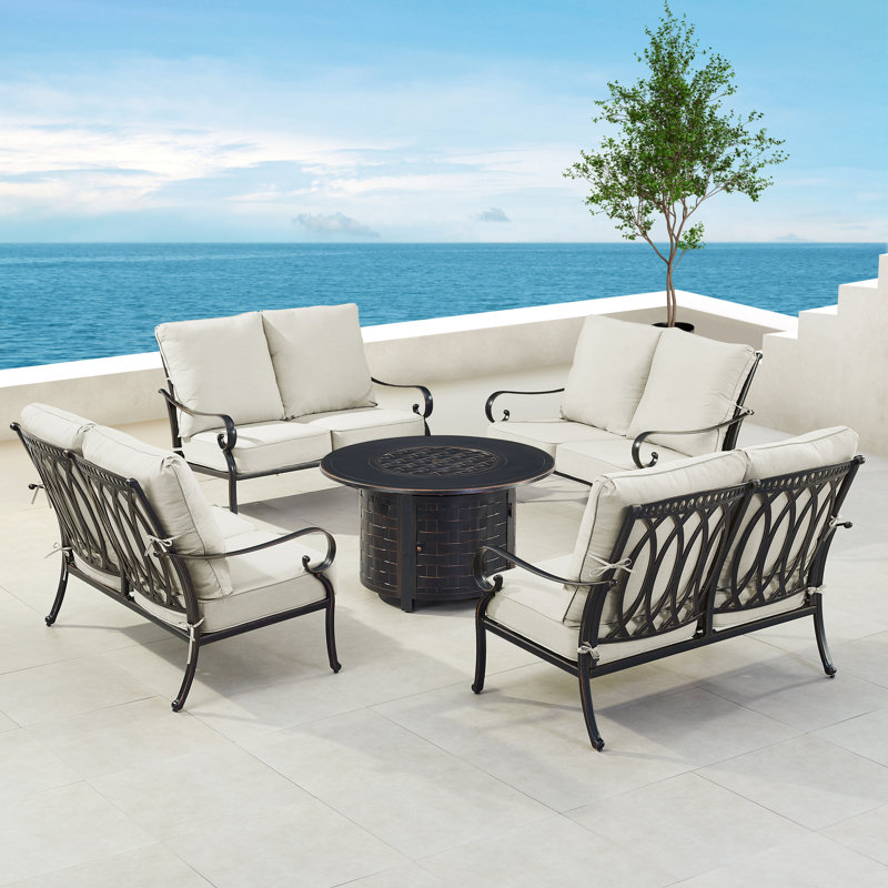 Rico Outdoor 5 - Piece Conversation Set