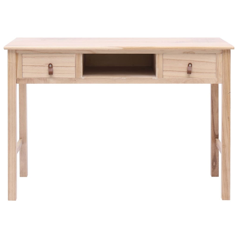Bureau en bois de peuplier naturel et bois de peuplier rustique moyen