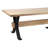 Hanoi Dining Table, 90 Inch Reclaimed White Pine Wood, Cross Base