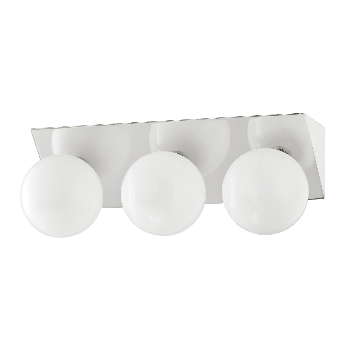 Aspyn 3-Light Dimmable Vanity Light, Polished Nickel