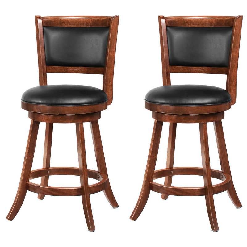 Tabouret de comptoir pivotant 24,25 po Abba