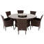 Copenhaver 6 - Person Patio Dining Set with Round Table , Cushions Included-30116731