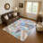Premium Machine Washable Mehara AMF1693 Geometric Rug-1264184565