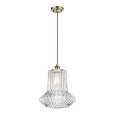Luminaire suspendu géométrique à 1 lumière Perri