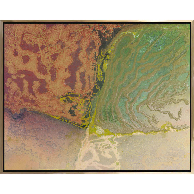 Avant cela - peinture sur toile à cadre flottant