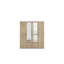 Hinged door wardrobe ESSEA in a simple design, modern handle-104200979-104828557