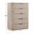Henry 5-Drawer Reeded Chest-866745491
