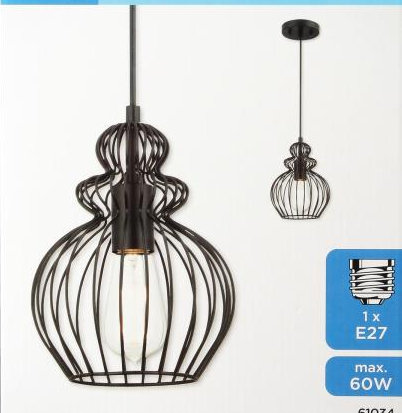 Yousef 1 - Light Geometric Pendant, Matte Black