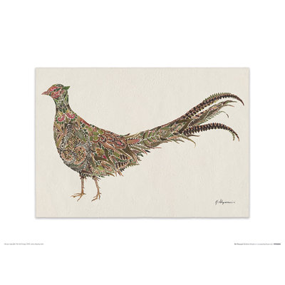 Mr Pheasant by Helen Ahpornsiri - No Frame Print