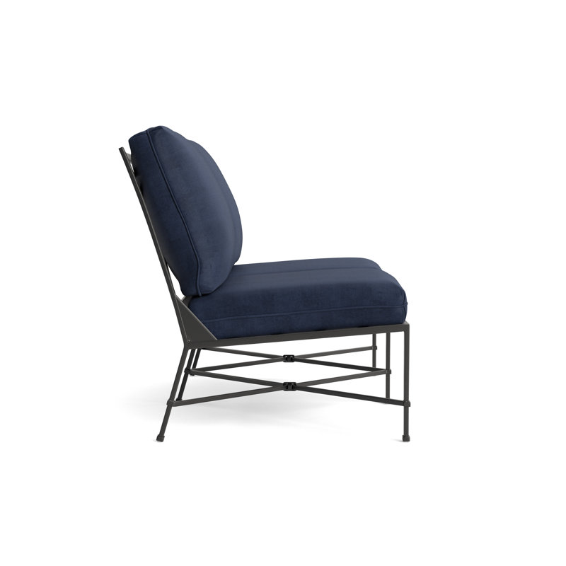 Venetian Outdoor 2 - Seat Loveseat, Fusion Neptune, Textured Pewter