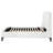 Modern Design Platform Bed, Upholstered Wingback Bed