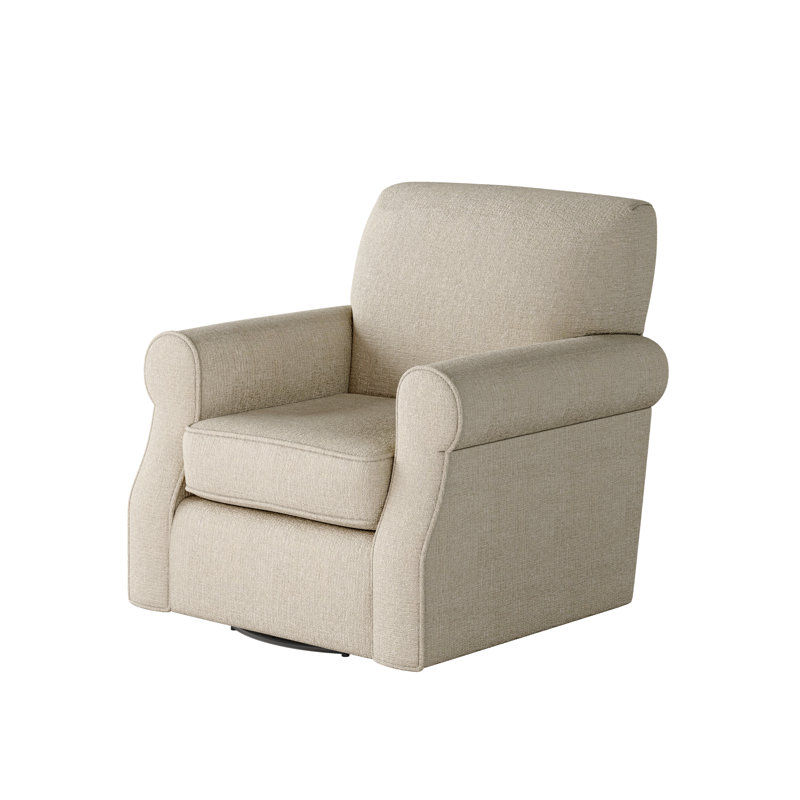 Fauteuil pivotant en polyester Silverlock, Mélange de polyester gruau