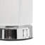  Daylinn 19.5cm Compact Chrome Silk String Bedside Table Lamp